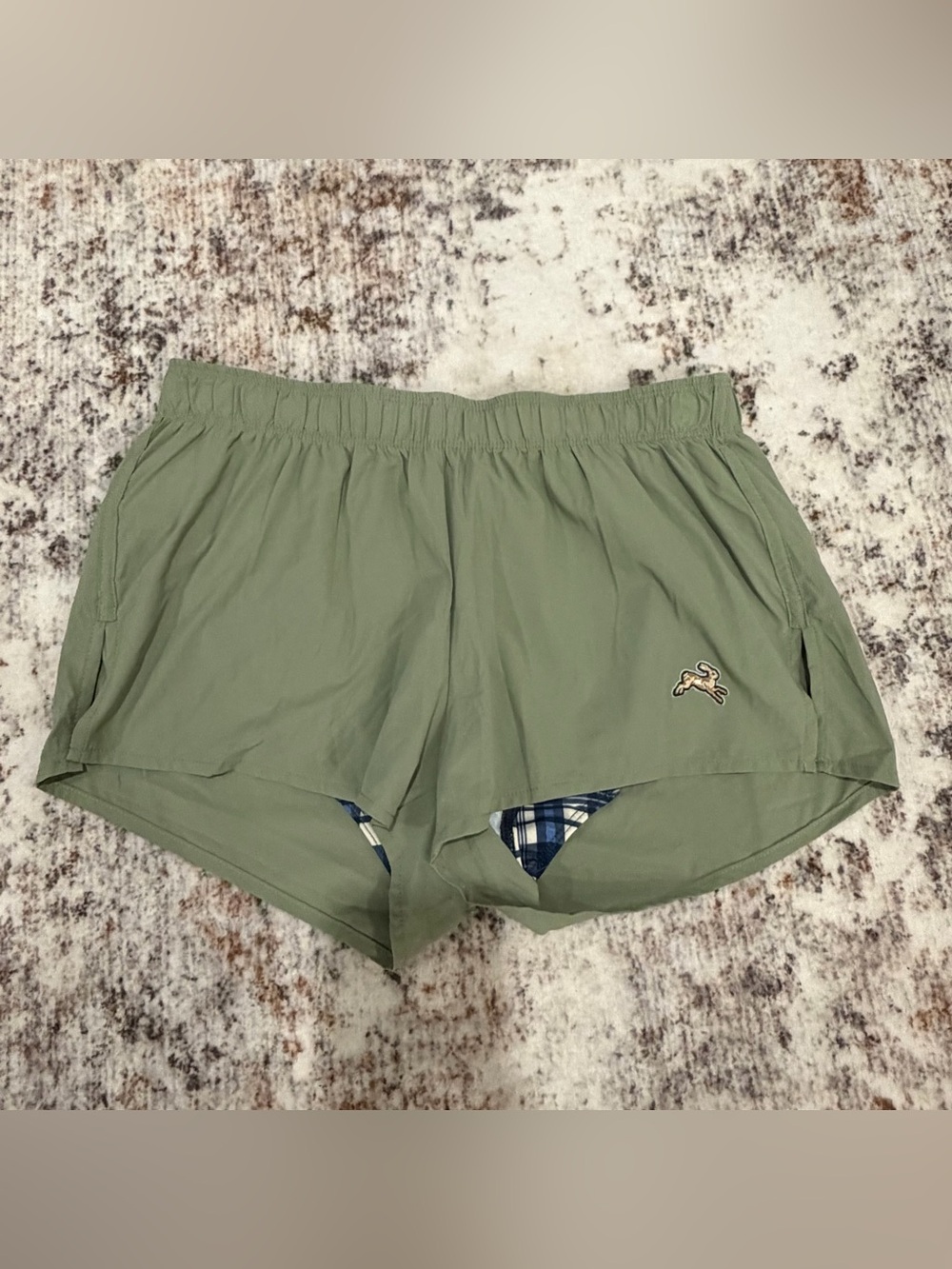 Tracksmith, Olive Green Running Shorts, Lined, Athletic Shorts | Women’s S